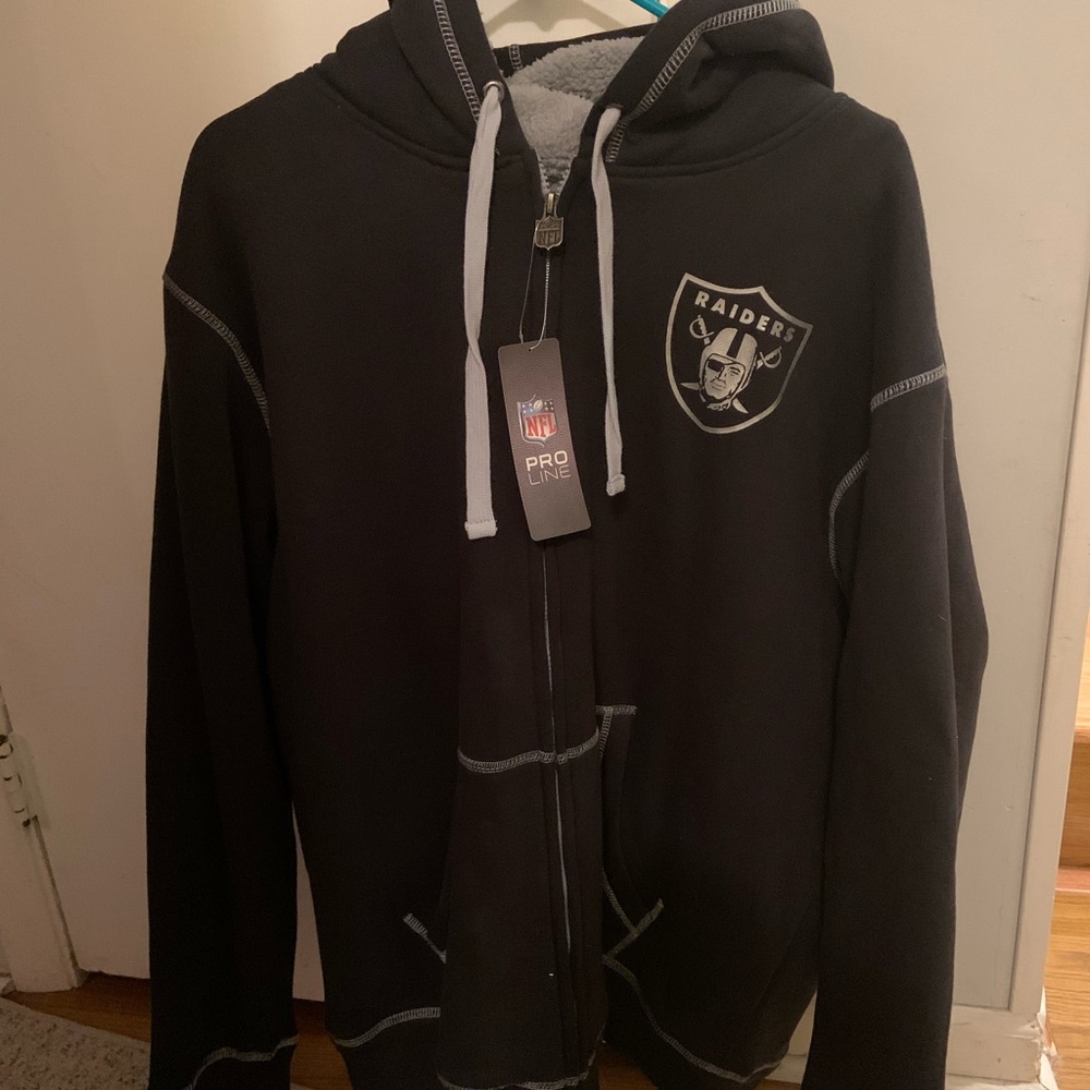 Oakland Raiders Fleece-lined Full Zip Jacket